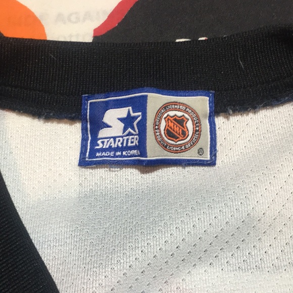 Vintage STARTER Raiders Big Logo Hockey Style Jersey - Picture 3 of 3